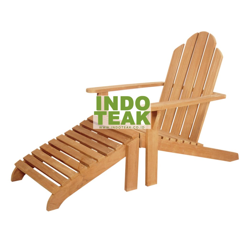 Wooden Furniture Suppliers Teak Adirondack Chair With Footrest Premium