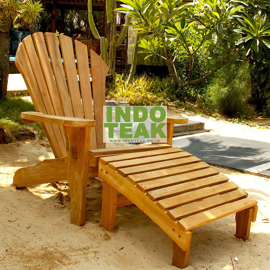 Wooden Furniture Suppliers Teak Wood Adirondack Chair With Footrest Luxury Garden Furniture